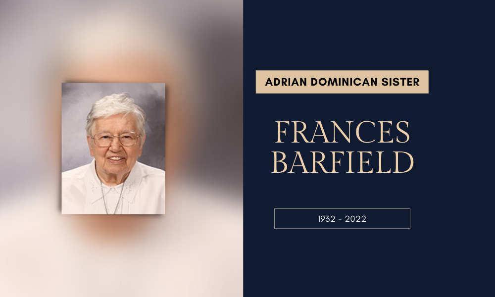 Adrian Dominican Sister Francis Barfield Dies at 90
