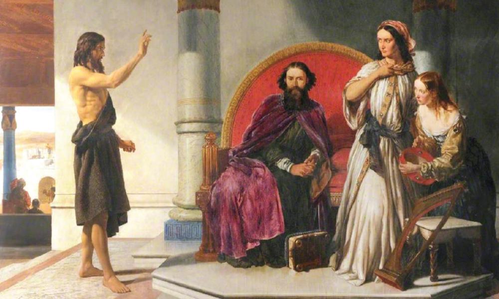 John the Baptist reproving Herod by John Rogers Herbert
