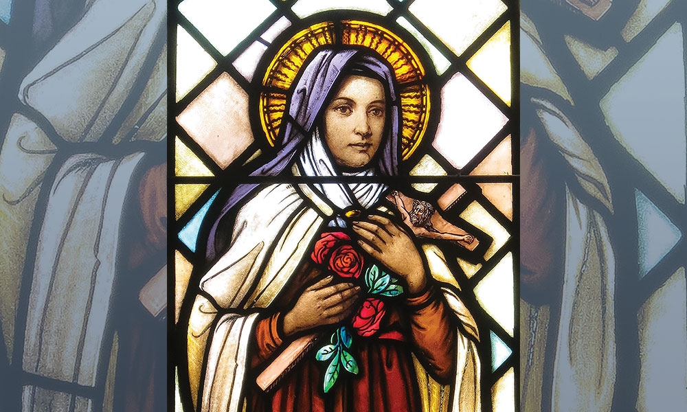 Saint Peter Catholic- stained glass, St. Thérèse de Lisieux