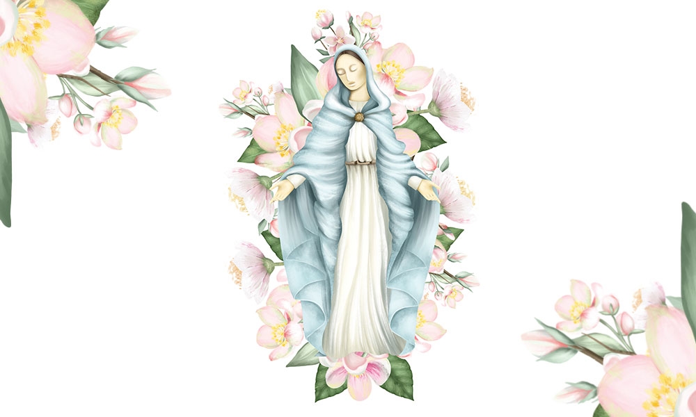 Illustration of Our Lady of Guadalupe