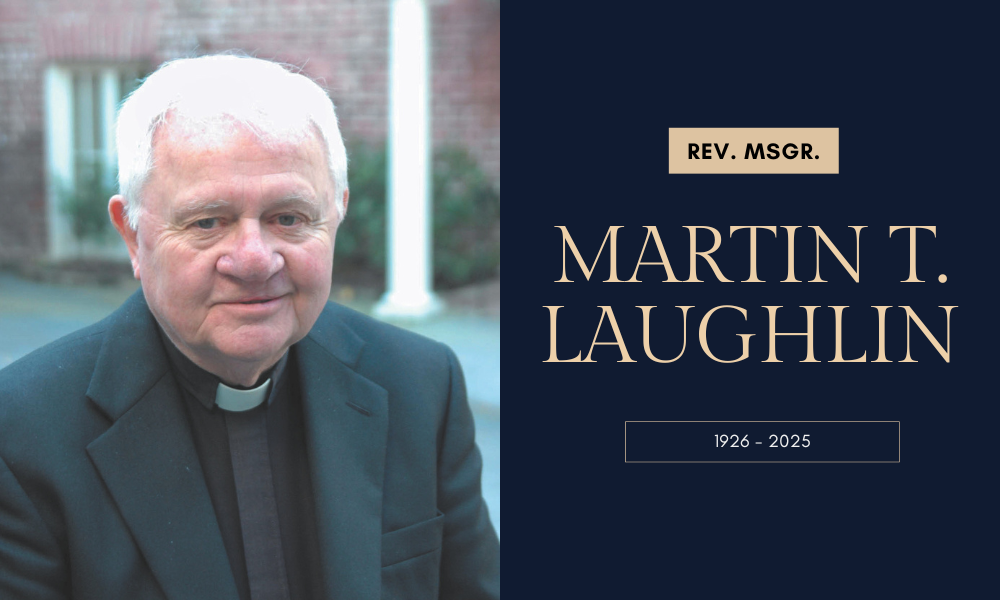 Rev. Msgr. Martin T. Laughlin dies at 98