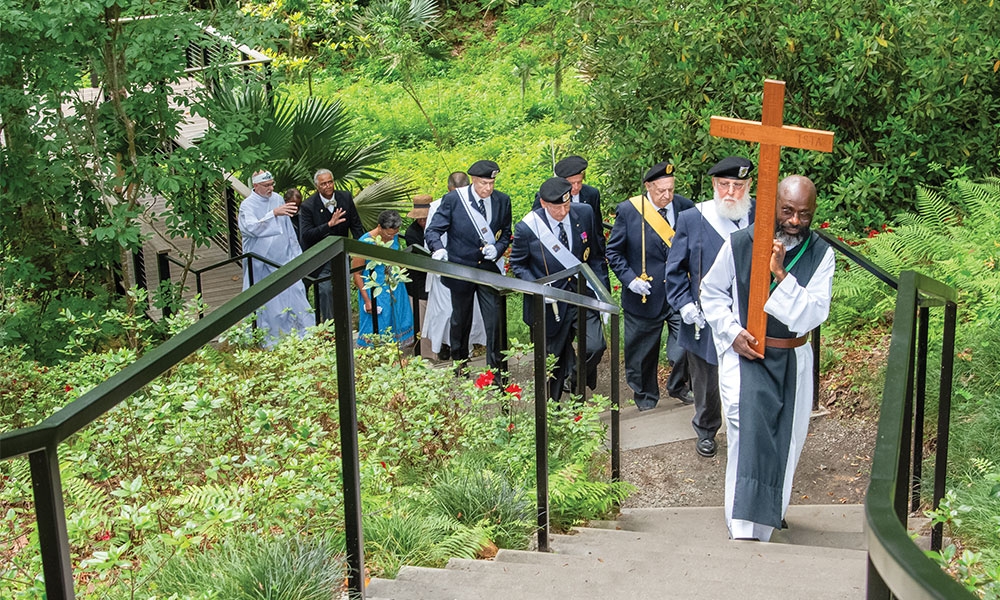 Mepkin Abbey's Meditation Garden of Truth and Reconciliation