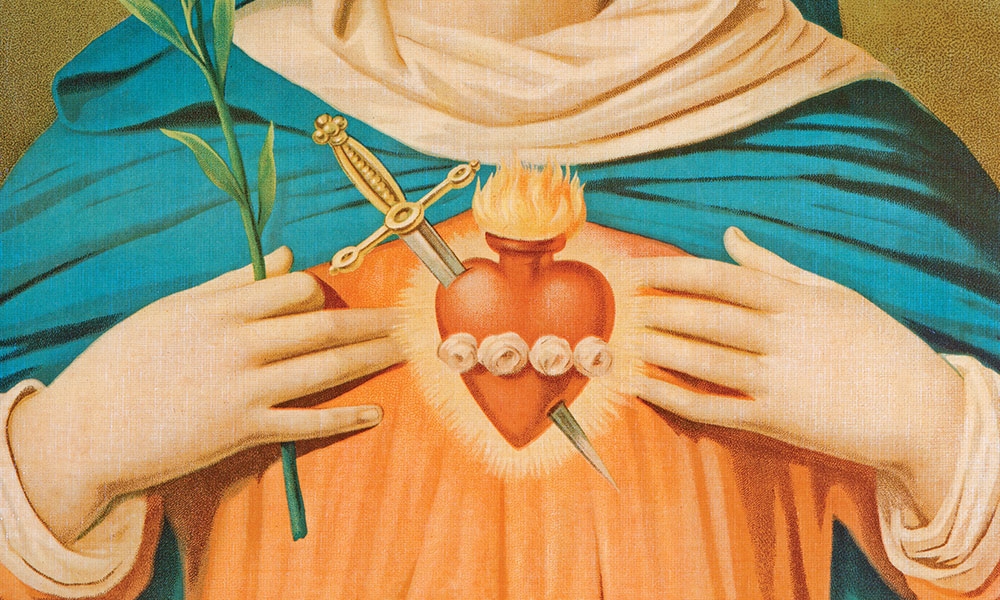 Sacred heart of Mary