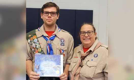Beaufort Catholic School Junior Achieves Eagle Scout Status
