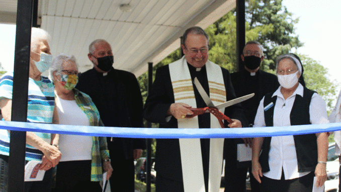 Bishop blesses new outreach facilities