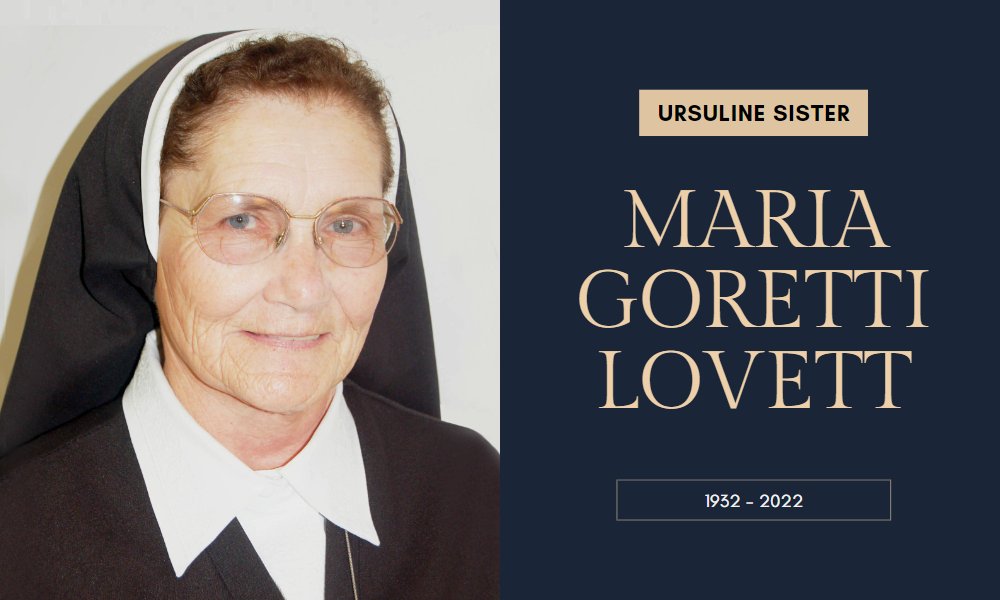 Sister Maria Goretti Lovett, Columbia native, dies at 90