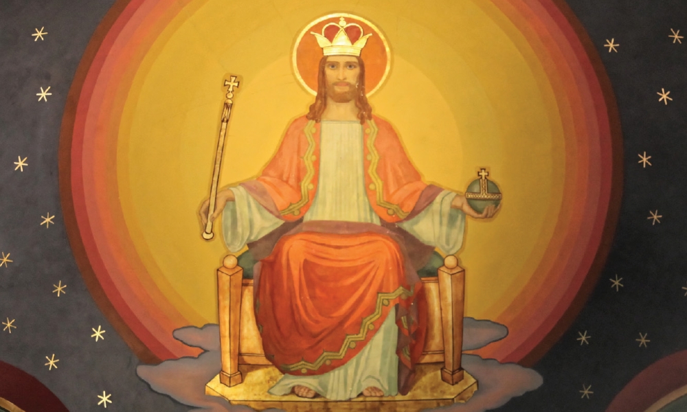 Painting of Jesus the King