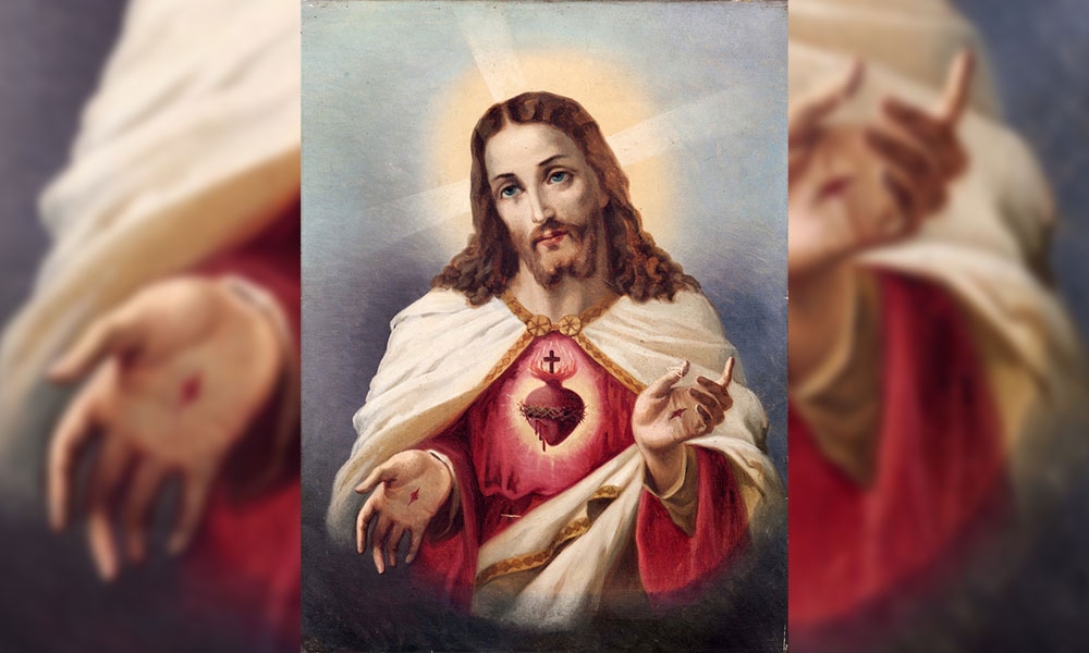 Sacred Heart of Jesus painting