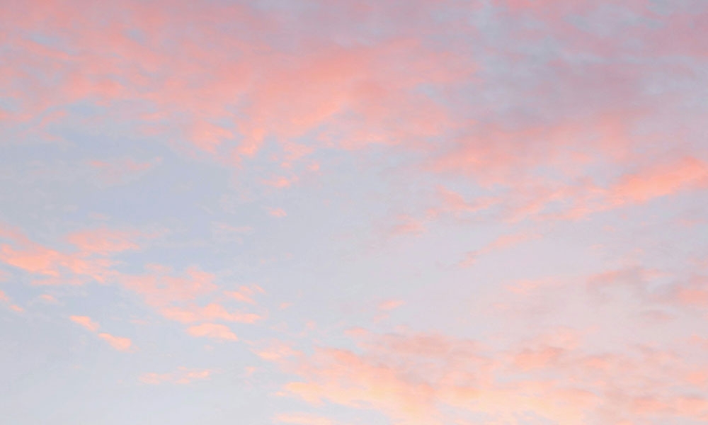 Image of a blue and pink sky