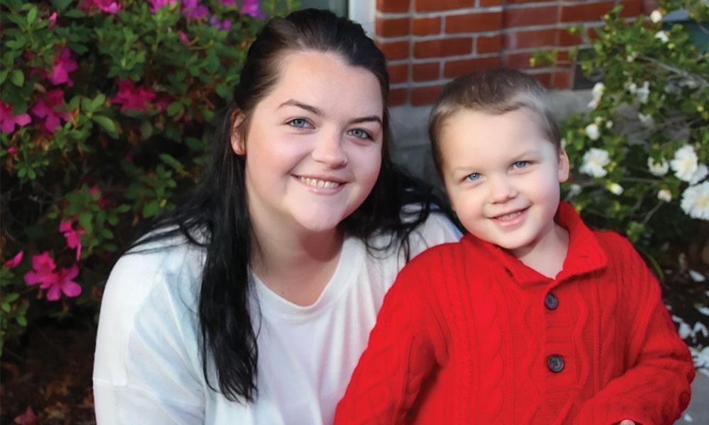 Taylor and her child