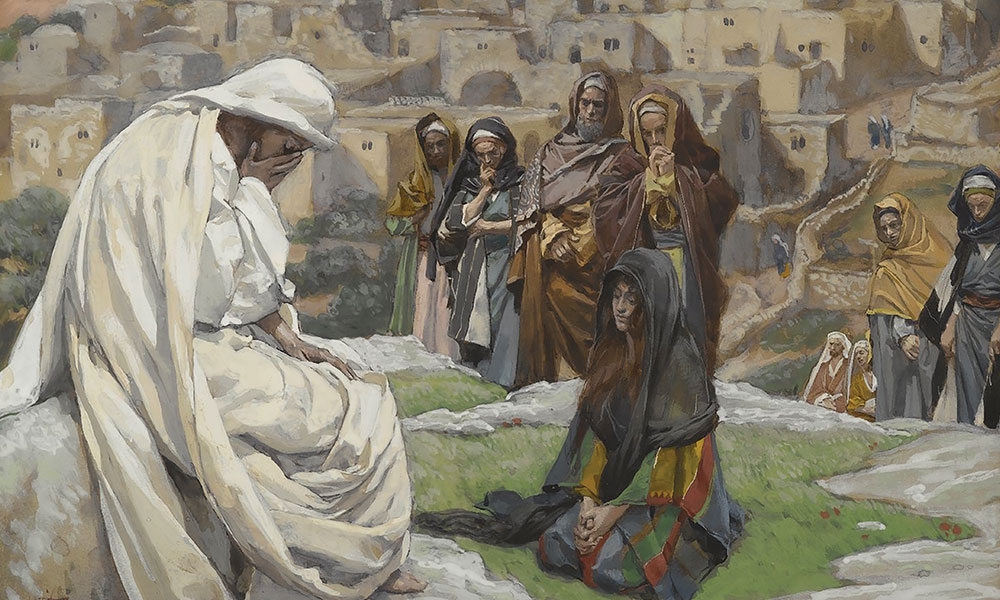 Jesus Wept painting by James Tissot